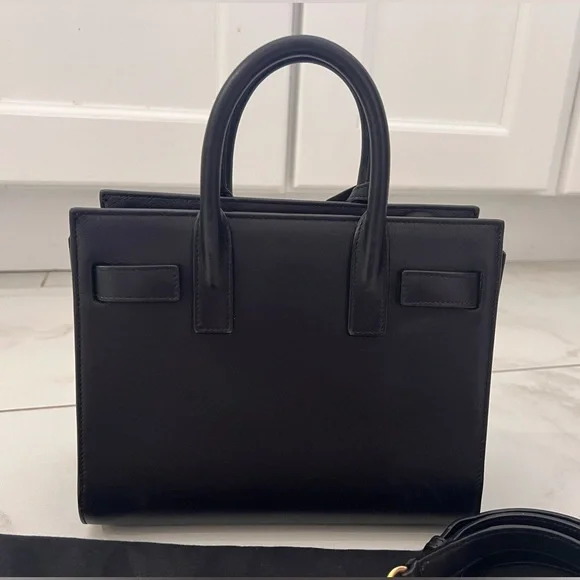 ❌SOLD❌ YSL NANO SAC DU JUOR. GOLD HARDWARE. SMOOTH LEATHER - Picture 2 of 14